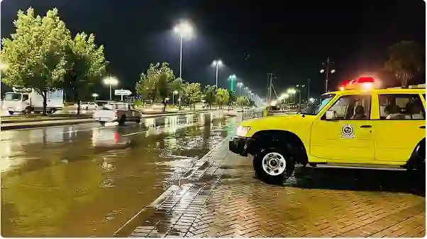 الدفاع المدني يوضح المناطق المعرضة لخطر السيول من اليوم حتى الثلاثاء 