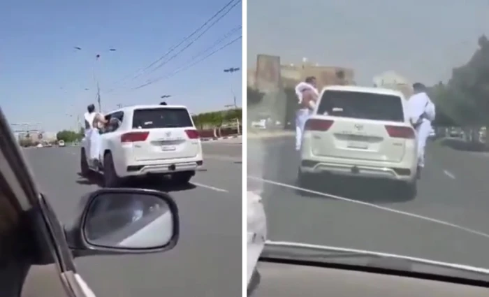 لحظة هروب الحجاج من خطر مميت 